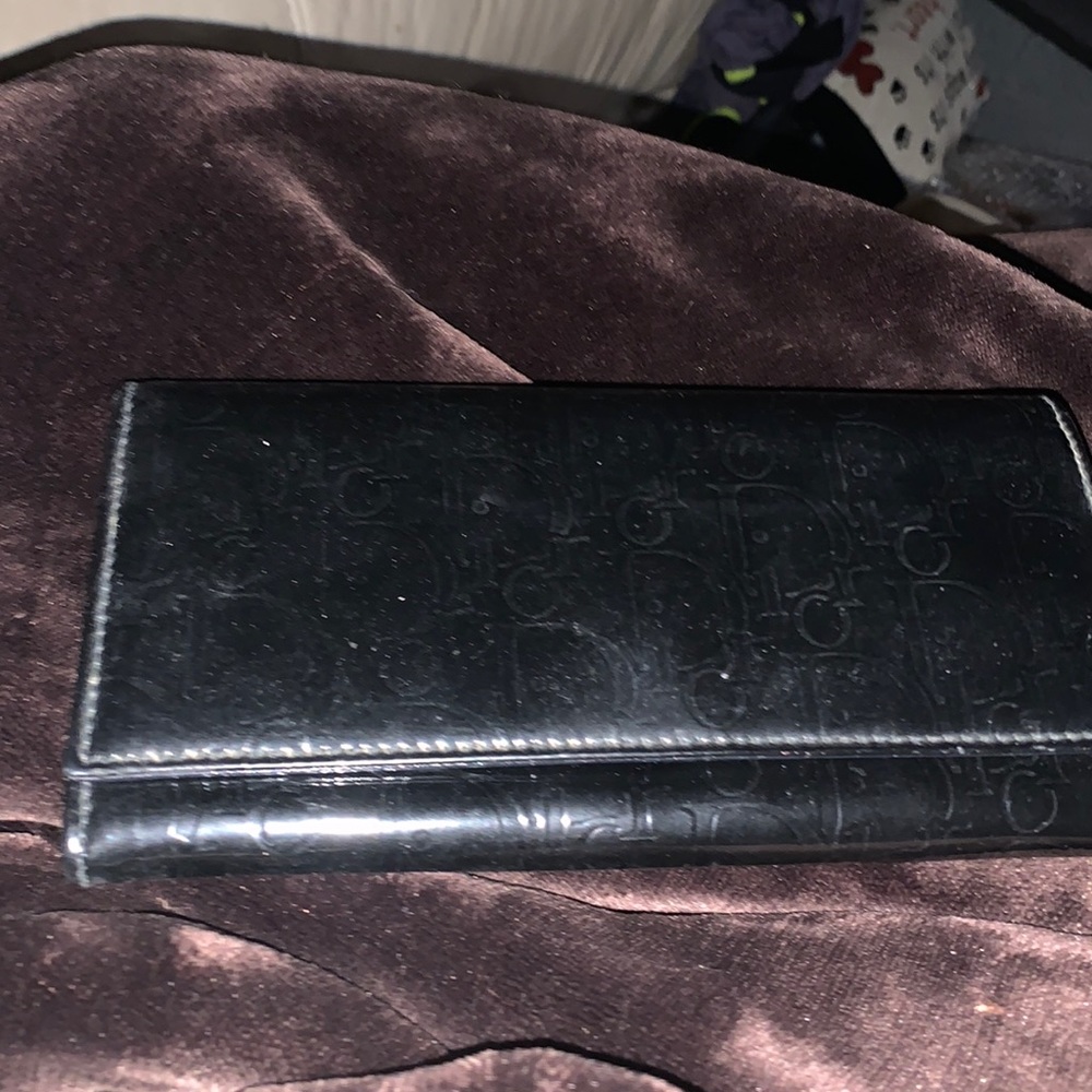 Dior signature Patent Leather Wallet - Picture 5 of 12